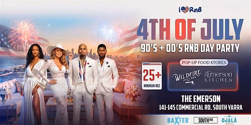 90s + 2000s RNB DAY PARTY - 4TH OF JULY