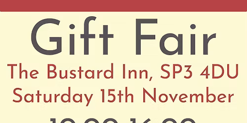 Bustard Tea Rooms Gift Fair
