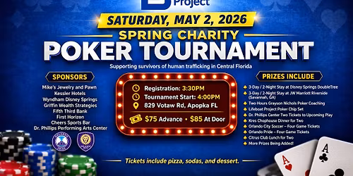 Spring Charity Poker Tournament