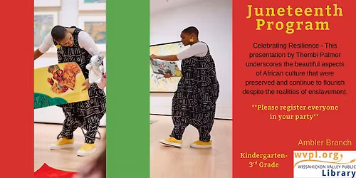 Juneteenth Program with Thembi Palmer