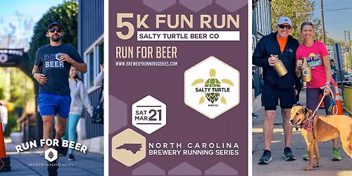 5K Fun Run x SALTY TURTLE BEER CO. | 2026 NC Brewery Running Series