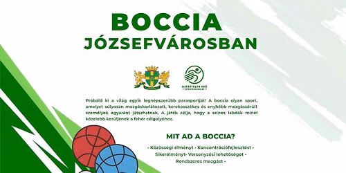 Boccia a J\u00f3zsefv\u00e1rosban