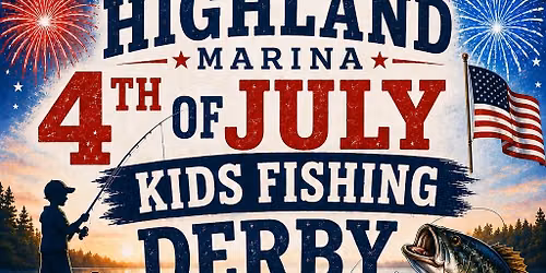 4th of July kids fishing derby 