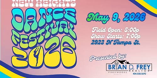 6th Annual New Heights Dance Festival Presented by Brian Frey Realtor