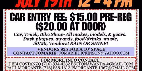 2nd Annual Blessed Sacrament CAR SHOW (and Vendors!)
