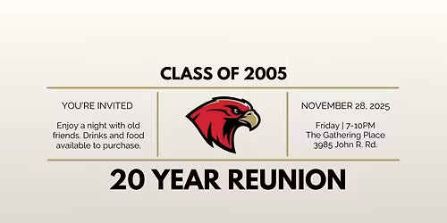20 Year Reunion