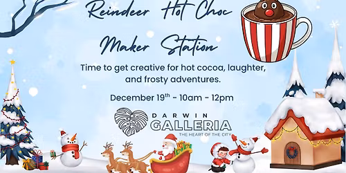 Reindeer Hot Choc Maker Station