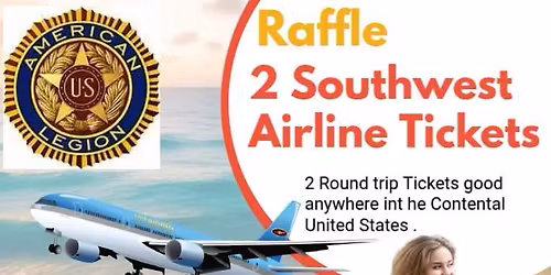 Southwest Airline ticket Raffle