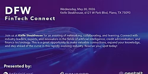 DFW Auto Fintech Connect - May 20, 2026
