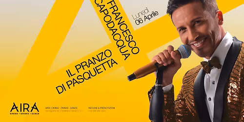 Il pranzo di Pasquetta con Francesco Capodacqua