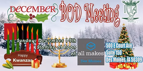 December BOD Meeting