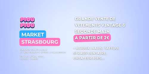 \ud83c\udf1fSTRASBOURG : FRIPE A PARTIR DE 2\u20ac, CREATEUR.ICES, TATTOO..