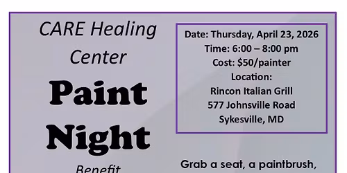 CARE Healing Center PAINT NIGHT