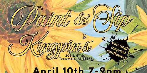 Paint & Sip at Kingpins