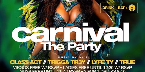 Carnival \u2013 The Party @ Mama Taco \u2022 Eat + Drink \u2022 Hip-Hop Reggae Soca \u2022 FREE