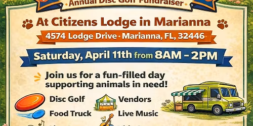 PAWS- A- PALOOZA, Annual Disc Golf Fundraiser\ud83e\udd4f\ud83d\udc3e