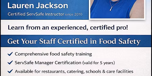 Servsafe Food Safety Training & Certification