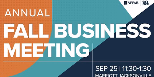 NEFAR Annual Fall Business Meeting