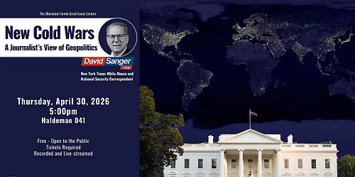 New Cold Wars: A Journalists\u2019 view of Geopolitics