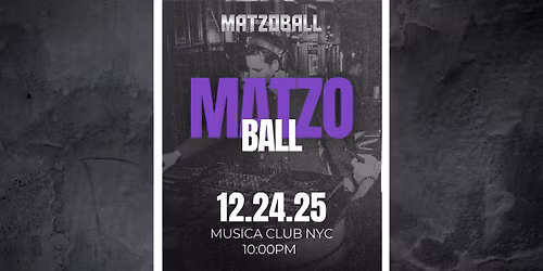 New York YJP Xmas Eve 2025 - Musica - Wednesday 12\/24