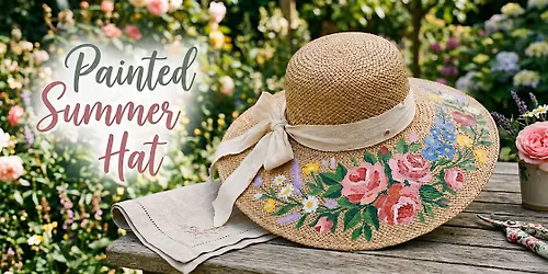 Painted Summer Hat