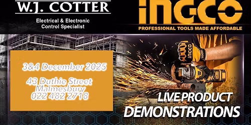 Ingco Live Product Demonstrations