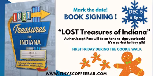 Book Signing Author Joseph Pete during Cookie Walk