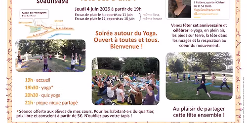 Yoga Svadhyaya f\u00eate ses 5 ans
