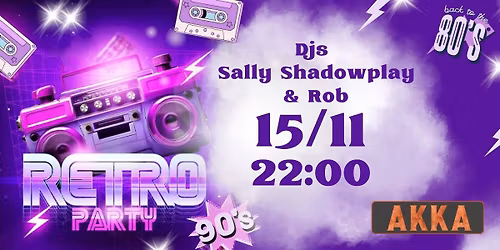 Retro Party mit Sally Shadowplay & Rob