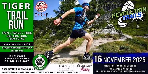 Tiger Trail Run\/Walk