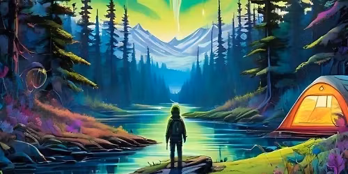 Tuesday night CE5 meditation and skywatching.