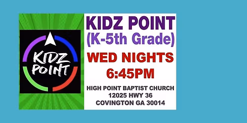 Kidz Point at High Point Baptist Church in Covington