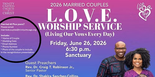 Annual MCM L.O.V.E. Worship Service