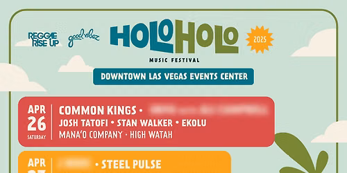 Holo Holo - Music Festival - 2 Day Pass at Heart Health Park