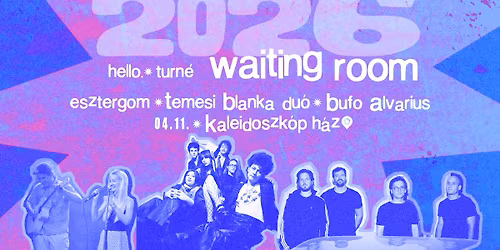 Waiting Room x Temesi Blanka duo x Bufo Alvarius \/\/ Kaleidoszk\u00f3p H\u00e1z, Esztergom \/\/ 04.11.