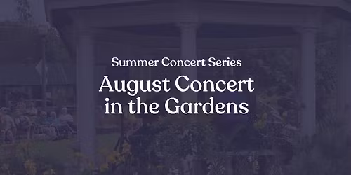 August Concert in Rockway Gardens
