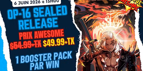 Awesome One Piece OP-16 Release Sealed