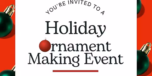 Conifer Happenings Holiday Ornament Making Event