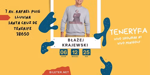 TENERYFA! POLSKI STAND-UP | B\u0141A\u017bEJ KRAJEWSKI