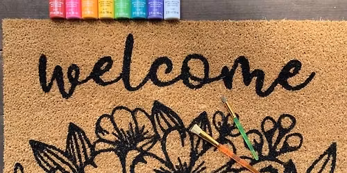 Paint your own door mat