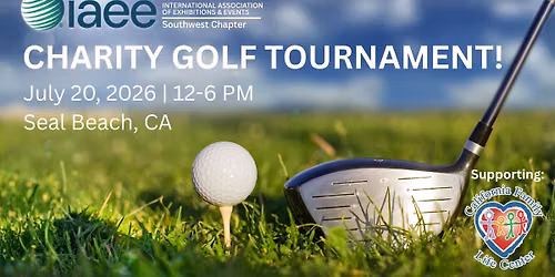 IAEE Charity Golf Tournament 2026 (Southwest Chapter)
