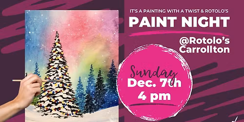 Holiday Painting Event at Rotollo's Carrollton