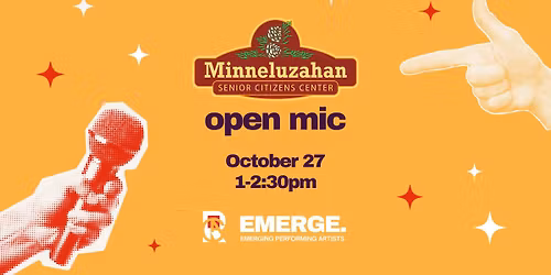 Open Mic at Minneluzahan Senior Citizens Center