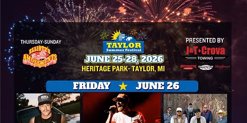 Friday Night Concert featuring Chase Rice wsg Zach John King and Family Tradition Band