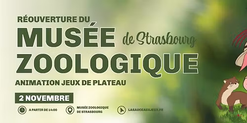 R\u00e9ouverture du mus\u00e9e zoologique