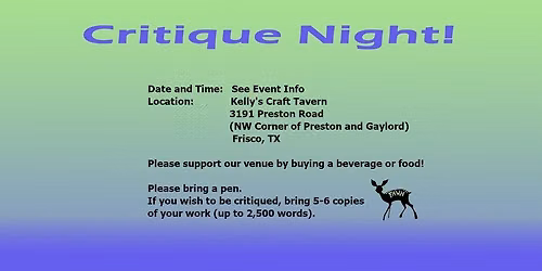 Critique Night!