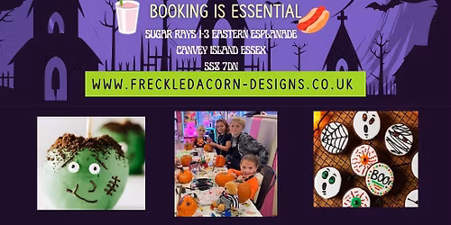 Spooky pumpkins and treats