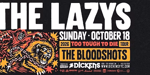 The Lazys (Sydney, AUS) with The Bloodshots and guests