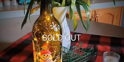 Twinkle Lights and Wine Bottles