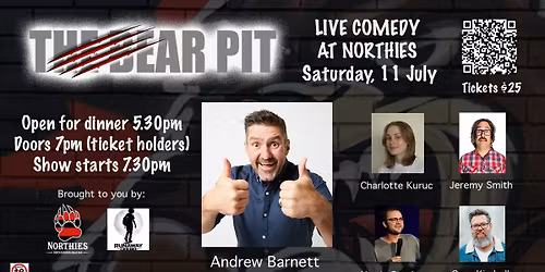 The Bear Pit - Live Comedy at Northies with Andrew Barnett